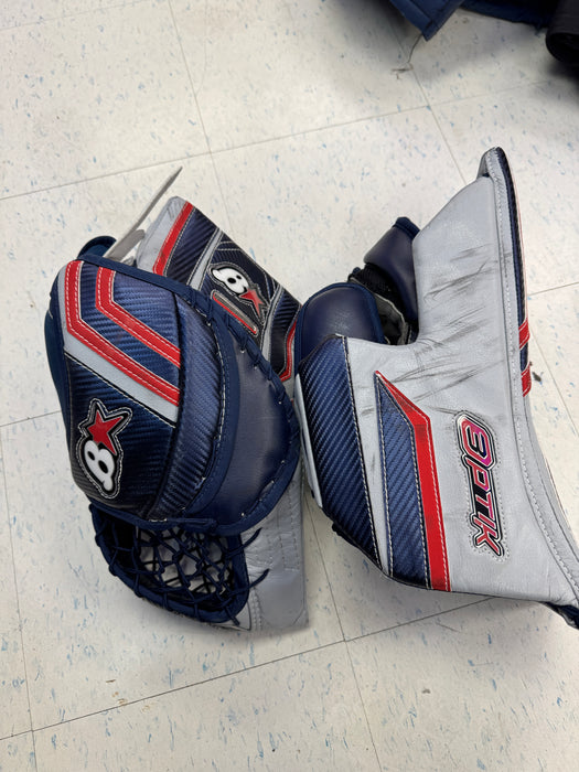 Used Brian’s Optik 3 Pro 35”+1” Goalie Set