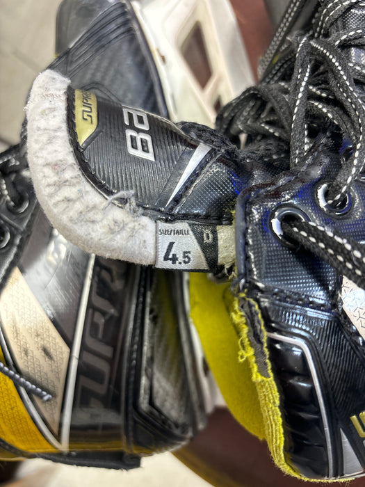Used Bauer Supreme 3s Size 4.5D Intermediate Goal Skates