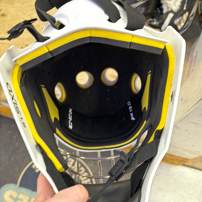 Used CCM Axis 1.5 Junior Goal Mask