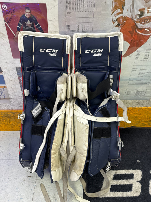 Used CCM Extreme Flex 760 30+1” Goalie Leg Pads