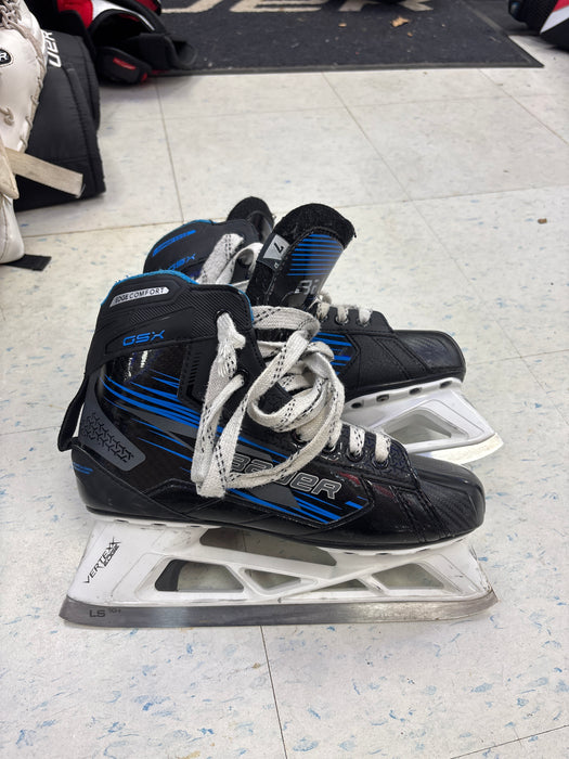 Used Bauer GSX Size 7.0D Senior Goal Skates