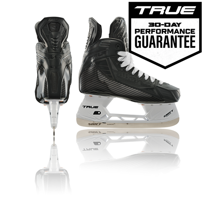True Catalyst 5x4 BLACKOUT Hockey Skates Junior
