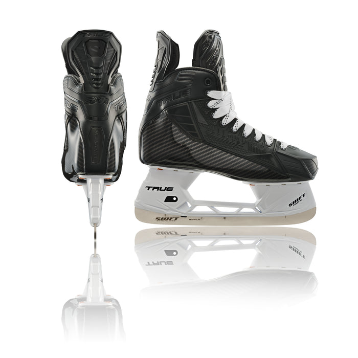 True Catalyst 5x4 BLACKOUT Hockey Skates Senior