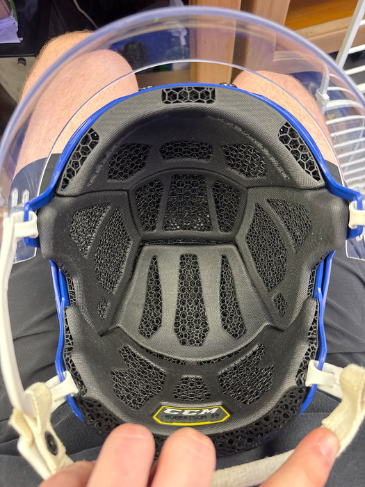 Used CCM Tacks X Nick Robertson #89 Senior Small Helmet