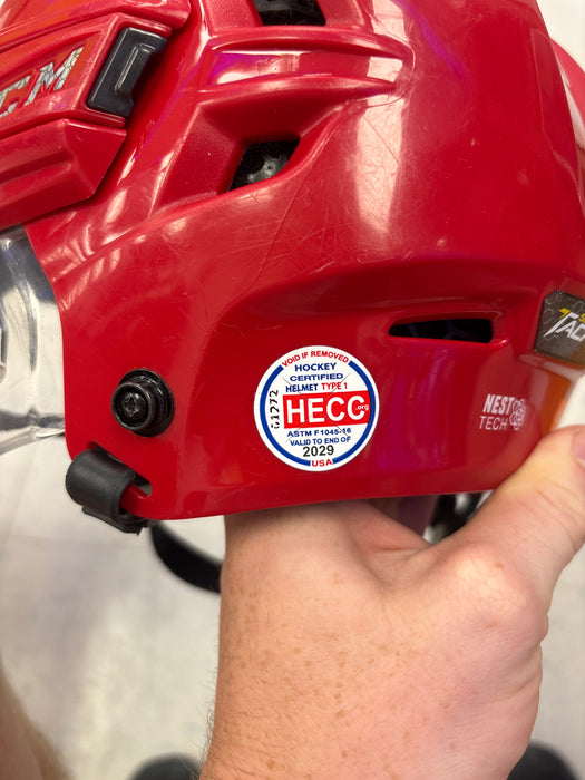 Used CCM Tacks X Senior Medium Helmet