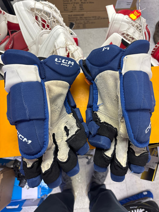 Used CCM Leafs Pro Stock 14” Gloves