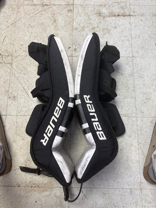 Used Bauer Prodigy GSX Goalie Leg Pads Size Youth Medium 22+1