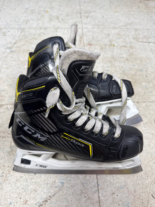 Used CCM Super Tacks 9370 Goal Skates Size 3.0