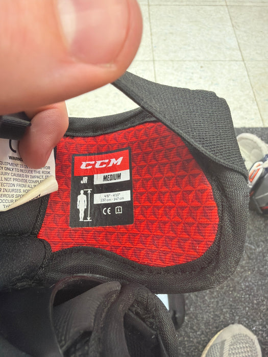 Used CCM JetSpeed FT4 Pro Junior Medium Elbow Pads