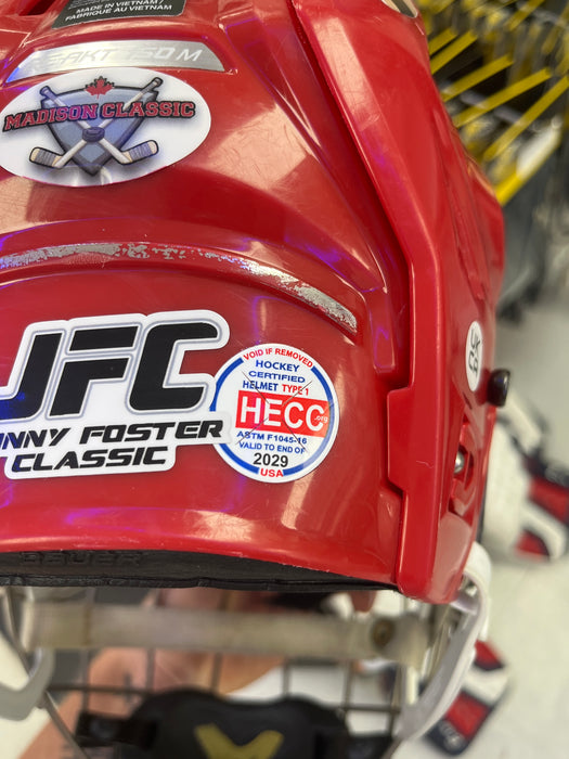 Used Bauer Re-Akt 150 Medium Helmet *CERTIFIED*