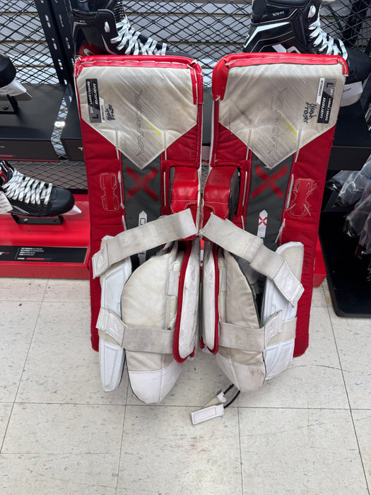 Used Bauer X5 Pro Leg Pads Intermediate Large 32"