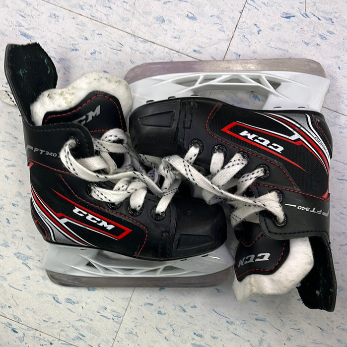 Used CCM JetSpeed FT340 Size 8 Youth Player Skates