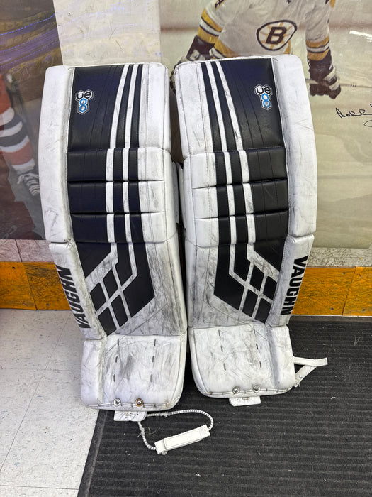 Used Vaughn Velocity VE8 Pro 34+2” Goalie Leg Pads