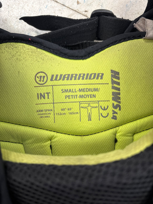 Used Warrior R/X4 E+ Intermediate Small/Medium Chest Protector