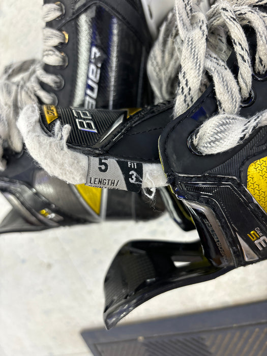 Used Bauer Supreme 3s Pro Size 5.0 Fit 3 Skates