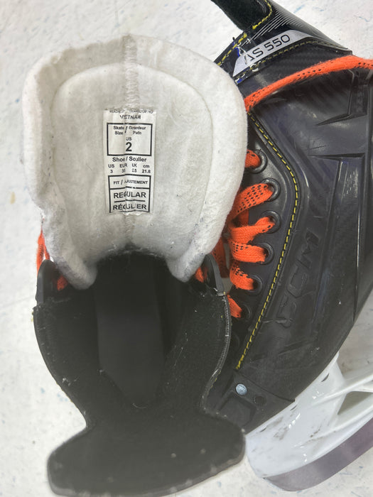 Used CCM Tacks AS550 Junior Player Skates