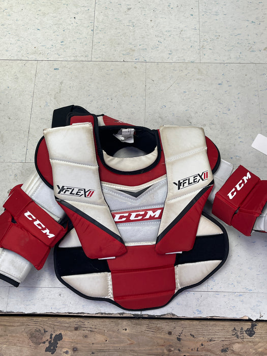 Used CCM YtFlex II Youth Small-Medium Chest Protector