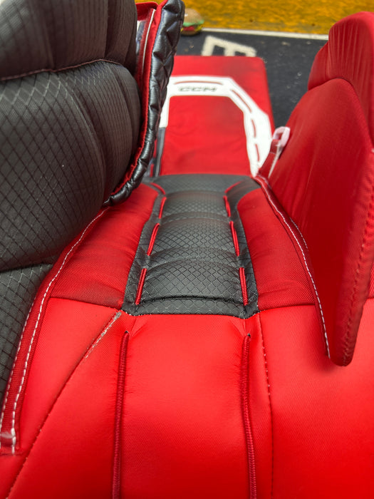 Used Custom CCM Axis XF Pro Goal Pads 34"+2"