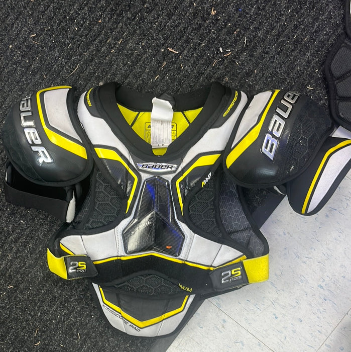 Used Bauer Supreme 2S Pro Junior Medium Shoulder Pads