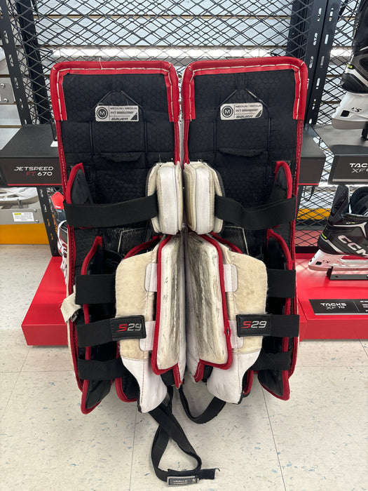 Used Bauer Supreme S29 Intermediate Medium (31+) Goal Pads
