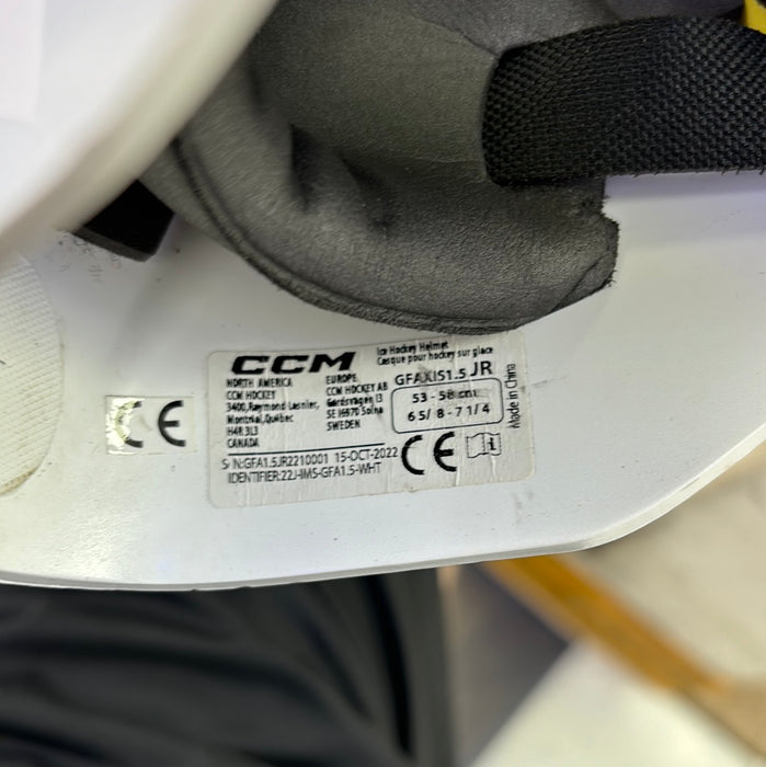 Used CCM Axis 1.5 Junior Goal Mask