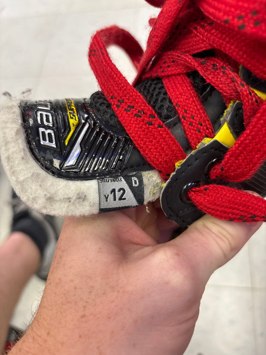 Used Bauer Supreme M4 Youth 12 Skates
