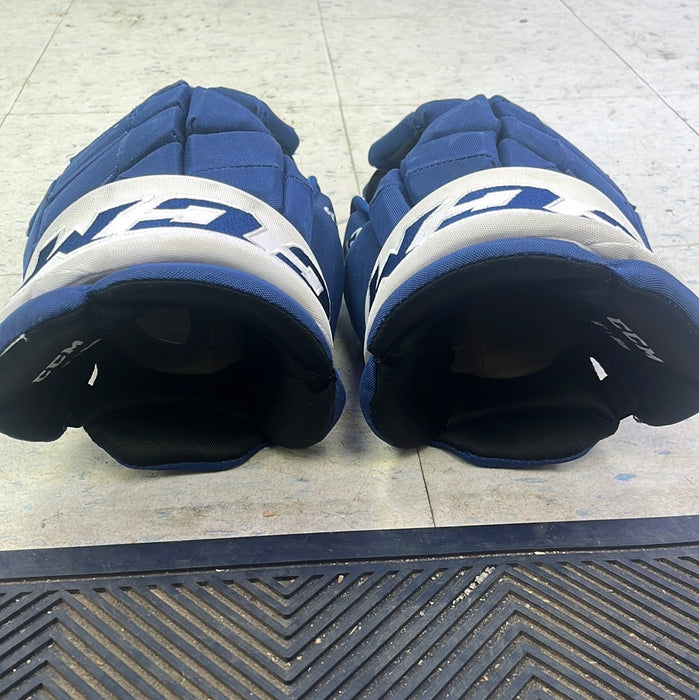 Used CCM Pro Stock Gloves 14" - R. Tverberg