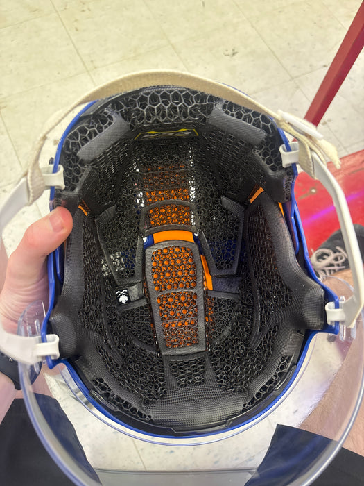 Used CCM Tacks X P. Holmberg #29 Senior Medium Pro Stock Helmet