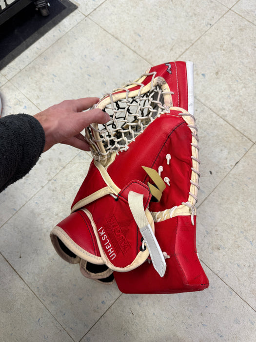 Used Vaughn PRO STOCK 'Uhelski' Goalie Catcher Senior