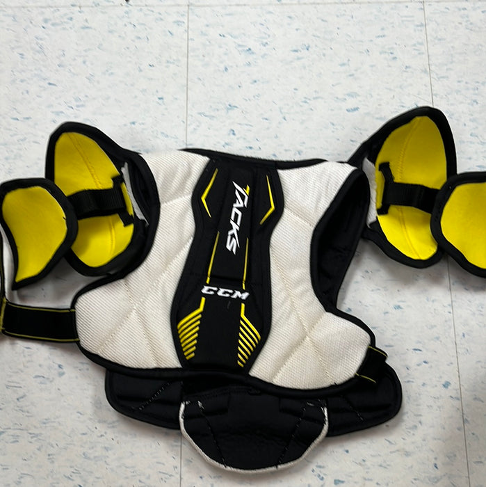 Used CCM SuperTacks Youth Large Shoulder Pads
