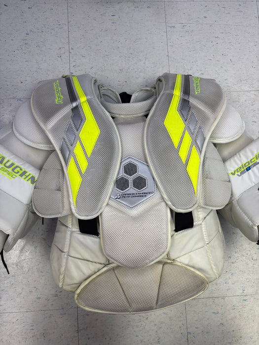 Used Vaughn Velocity VE8 Pro Carbon Senior Small Chest Protector