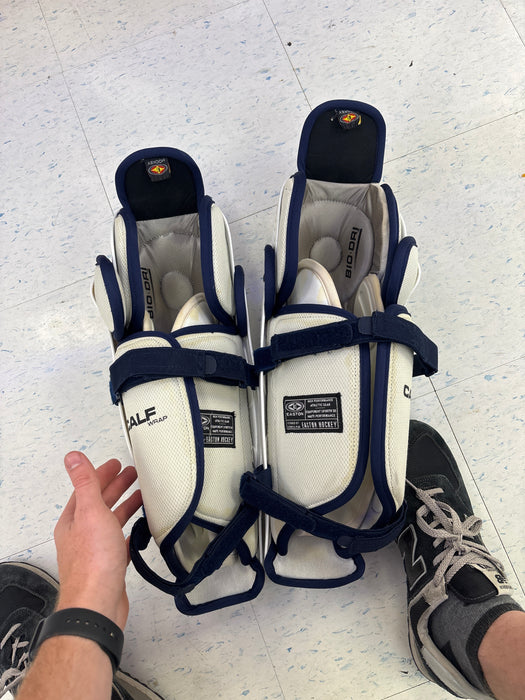 Used Easton Synergy 800 15” Shin Guard