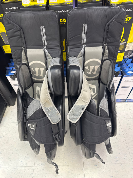 Used Warrior R\GT2 Intermediate 32+1” Goalie Leg Pads