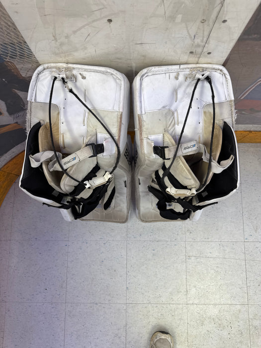 Used Bauer Supreme S27 Senior Extra Large Goalie Pads