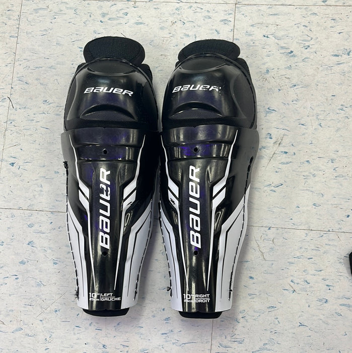 Used Bauer Legacy 10” Shin Pads