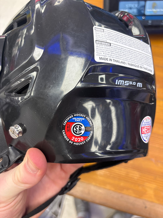 Used Bauer IMS5.0 Senior Medium Helmet