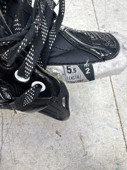Used Bauer Supreme M50 Pro Size 5.5 Fit 2 Skate +Steel