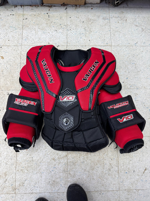 Used Vaughn V10 Pro Carbon Chest Protector Senior X-Small