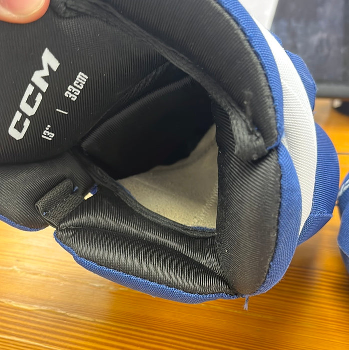 Used CCM Pro Stock 13” Gloves - D. Ovchinnikov
