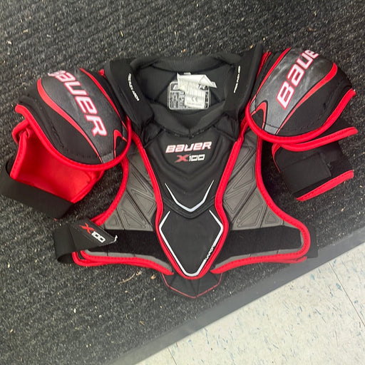 Used Bauer Vapor X100 Junior Large Shoulder Pads