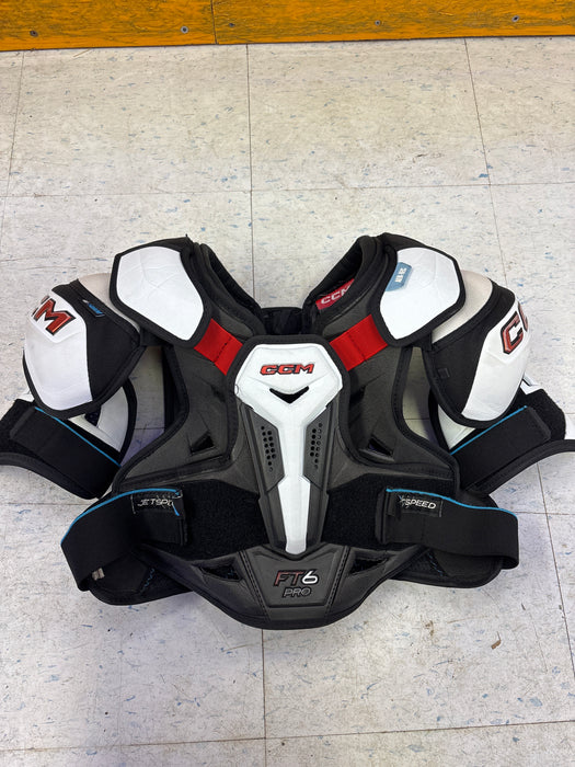 Used CCM FT6 Pro Senior Small Shoulder Pads