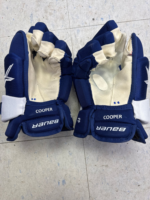 Toronto Maple Leafs Pro Stock Bauer 14” Gloves - Cooper