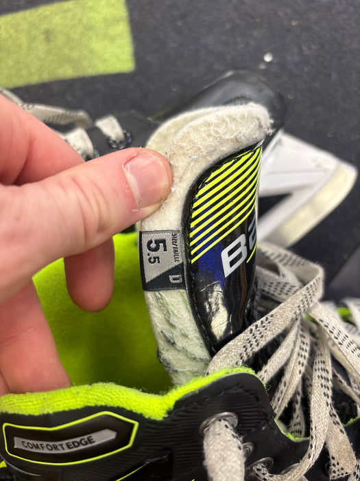 Used Bauer GSX Size 5.5D Intermediate Goal Skates