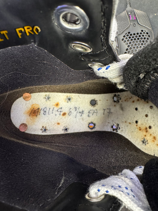 Pro Stock Used Bauer Mach Skates 7E “ABRUZZESE”