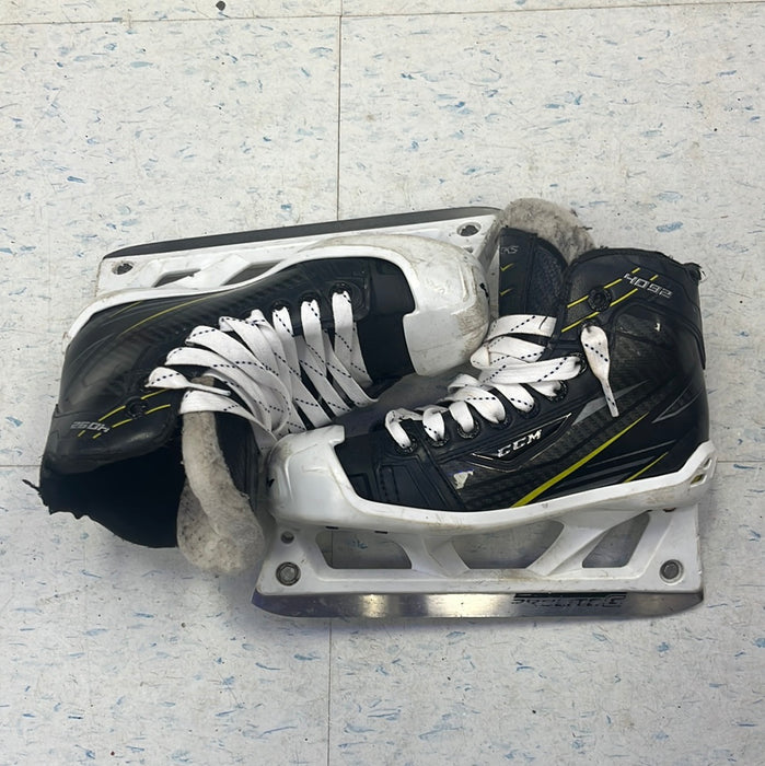 Used CCM Tacks 4092 Size 13.5 Youth Goal Skates — Crow's Sports