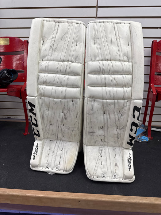 Used CCM Extreme Flex II 34+2” Goalie Leg Pads