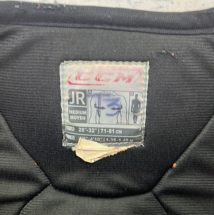 Used CCM Shock U Junior Medium Shoulder Pads