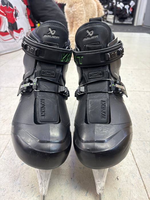 Used Bauer Konekt Size 10-10.5 Jacob Oster Pro Stock Senior Goal Skates