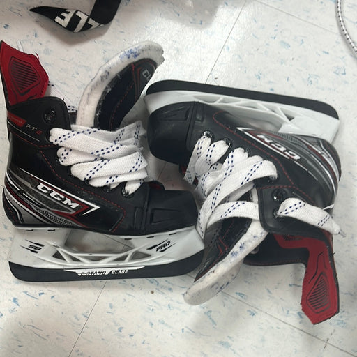 Used CCM JetSpeed FT2 Size 10 Youth Player Skates