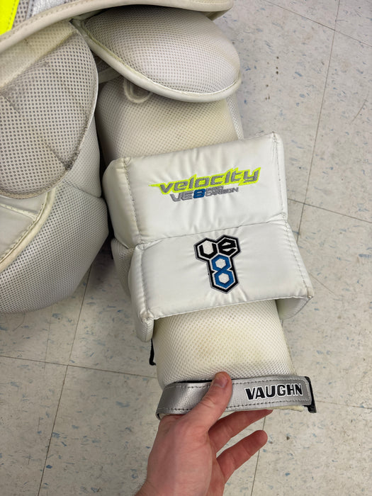 Used Vaughn Velocity VE8 Pro Carbon Senior Small Chest Protector